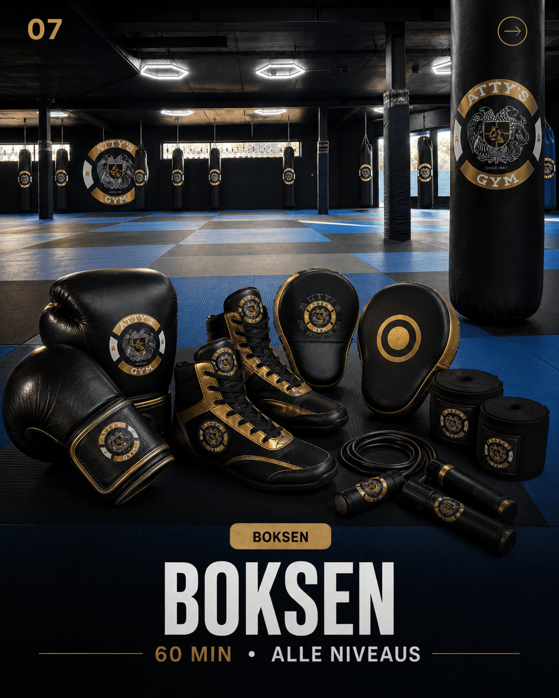 Boksen — 60 min, Alle niveaus