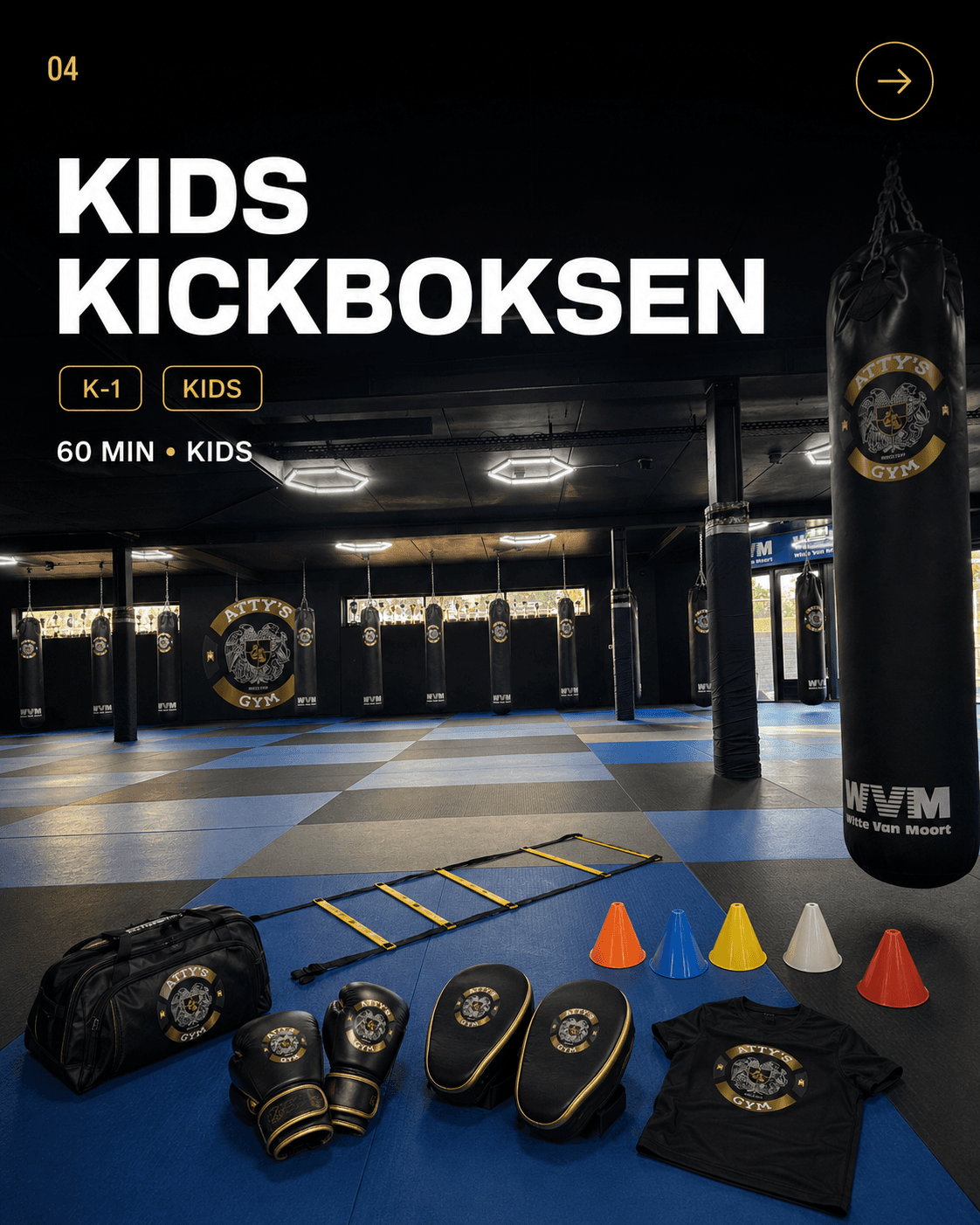 Kids Kickboksen — 60 min, 6 - 12 jaar
